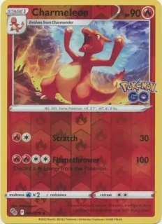 Charmeleon (PGO 009) - REVERSE HOLO