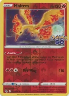 Moltres (PGO 012) - REVERSE HOLO