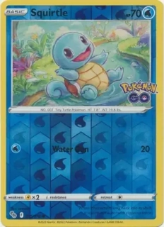 Squirtle (PGO 015) - REVERSE HOLO