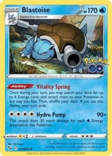 Blastoise (PGO 017) - HOLO