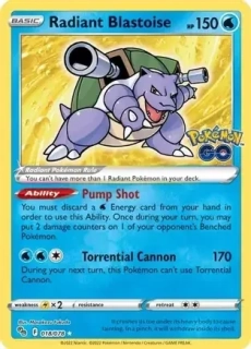 Radiant Blastoise (PGO 018)