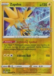 Zapdos (PGO 029) - REVERSE HOLO