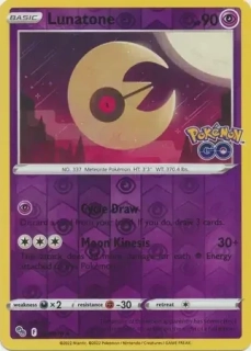Lunatone (PGO 034) - REVERSE HOLO