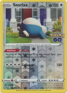 Snorlax (PGO 055) - REVERSE HOLO