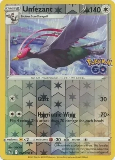 Unfezant (PGO 063) - REVERSE HOLO