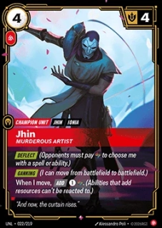 Jhin, Murderous Artist (V.1 - Rare)