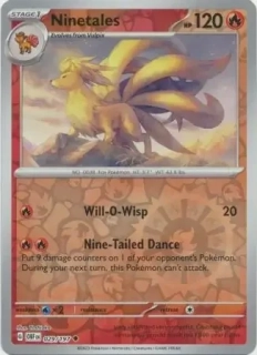 Ninetales (OBF 029) - REVERSE HOLO