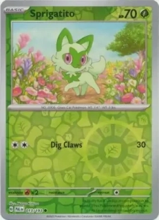 Sprigatito (PAL 013) - REVERSE HOLO