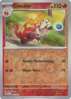 Crocalor (PAL 036) - REVERSE HOLO
