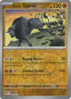 Paldean Tauros (PAL 108) - REVERSE HOLO