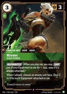 Riven, Shattered (V.1 - Rare)