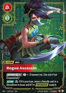 Akali, Rogue Assassin (V.1 - Rare)