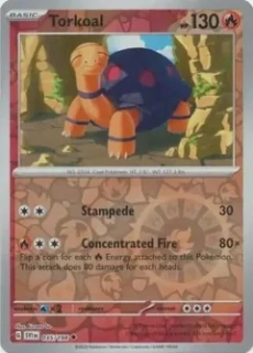 Torkoal (SVI 035) - REVERSE HOLO