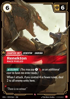 Renekton, Rage Fueled (V.1 - Rare)