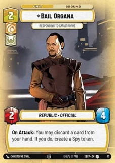 Bail Organa, Responding to Catastrophe (V.1)