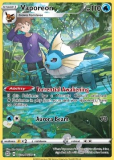 Vaporeon (BRS TG02) - EXCELLENT-