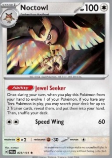 Noctowl (PRE 078) - HOLO