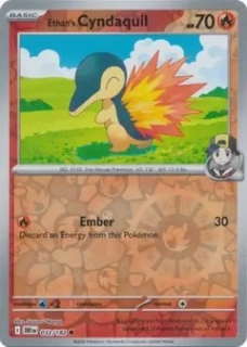 Ethan's Cyndaquil (DRI 032) - REVERSE HOLO