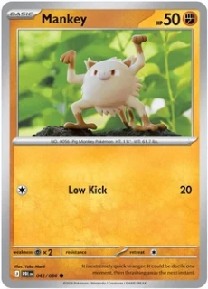Mankey (PBL 042) - REVERSE HOLO
