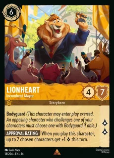 Lionheart – Incumbent Mayor - foil