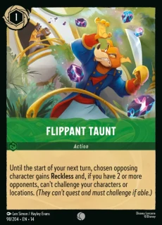Flippant Taunt