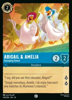 Abigail & Amelia - Gossiping Geese