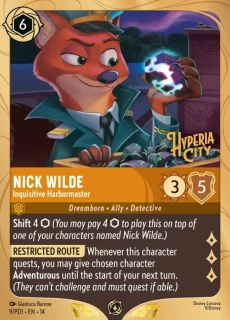 Nick Wilde - Inquisitive Harbormaster - SEALED PROMO
