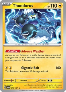 Thundurus (OBF 070) - HOLO