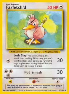 Farfetch'd (BS 27) - LIGHT PLAYED