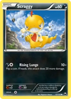 Scraggy (DEX 67) - EXCELLENT