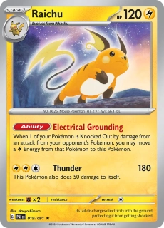 Raichu (PAF 019) - HOLO