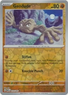 Geodude (MEW 074) - REVERSE HOLO