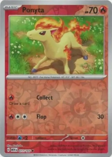 Ponyta (MEW 077) - REVERSE HOLO