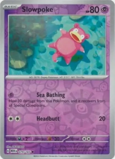 Slowpoke (MEW 079) - REVERSE HOLO