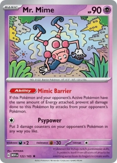 Mr. Mime (MEW 122) - HOLO