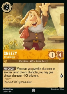 Sneezy - Very Allergic - foil
