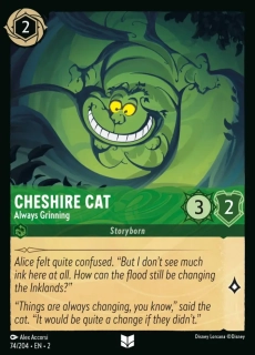 Cheshire Cat - Always Grinning -foil