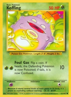 Koffing (BS 51) - GOOD