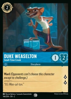 Duke Weaselton - Small-Time Crook - foil 