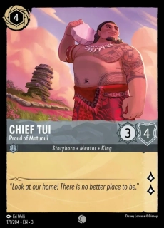 Chief Tui - Proud of Motunui - foil