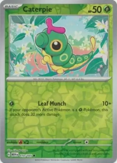Caterpie (MEW 010) - REVERSE HOLO