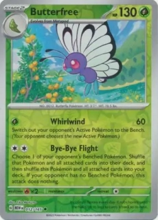 Butterfree (MEW 012) - REVERSE HOLO