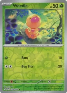 Weedle (MEW 013) - REVERSE HOLO