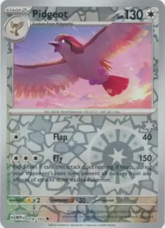 Pidgeot (MEW 018) - REVERSE HOLO