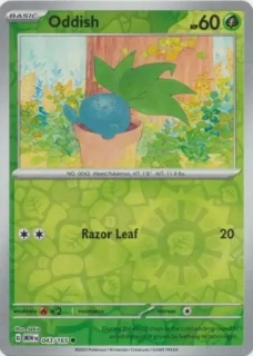 Oddish (MEW 043) - REVERSE HOLO