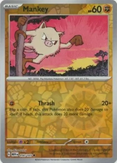 Mankey (MEW 056) - REVERSE HOLO