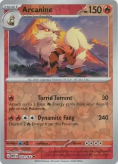 Arcanine (MEW 059) - REVERSE HOLO