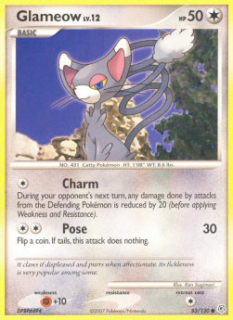 Glameow Lv.12 (DP 83) - LIGHT PLAYED