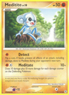 Meditite Lv.19 (DP 89) - LIGHT PLAYED