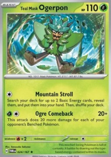 Teal Mask Ogerpon (TWM 024) - HOLO
